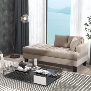 شاذلونج مودرن بيج اوف وايت خشب زان (FLZS16)