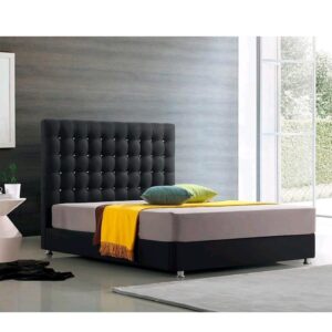 سرير 120x120x200 سم من SAMAF.sm62 - أسود